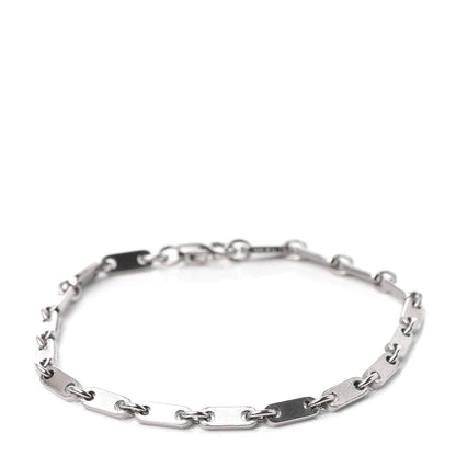 Cartier 18K White Gold 3.5mm Fidelity Link Bracelet 1 of 6