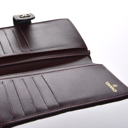 Chanel Caviar Quilted Zipped Pocket Wallet Black 7 of 11