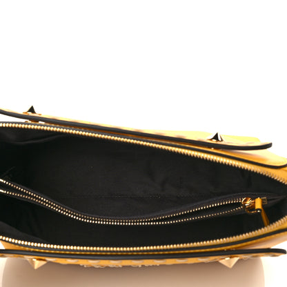 Fendi Vitello King Macro Stitchings Logo Medium By The Way Boston Bag Mimosa 5 of 10