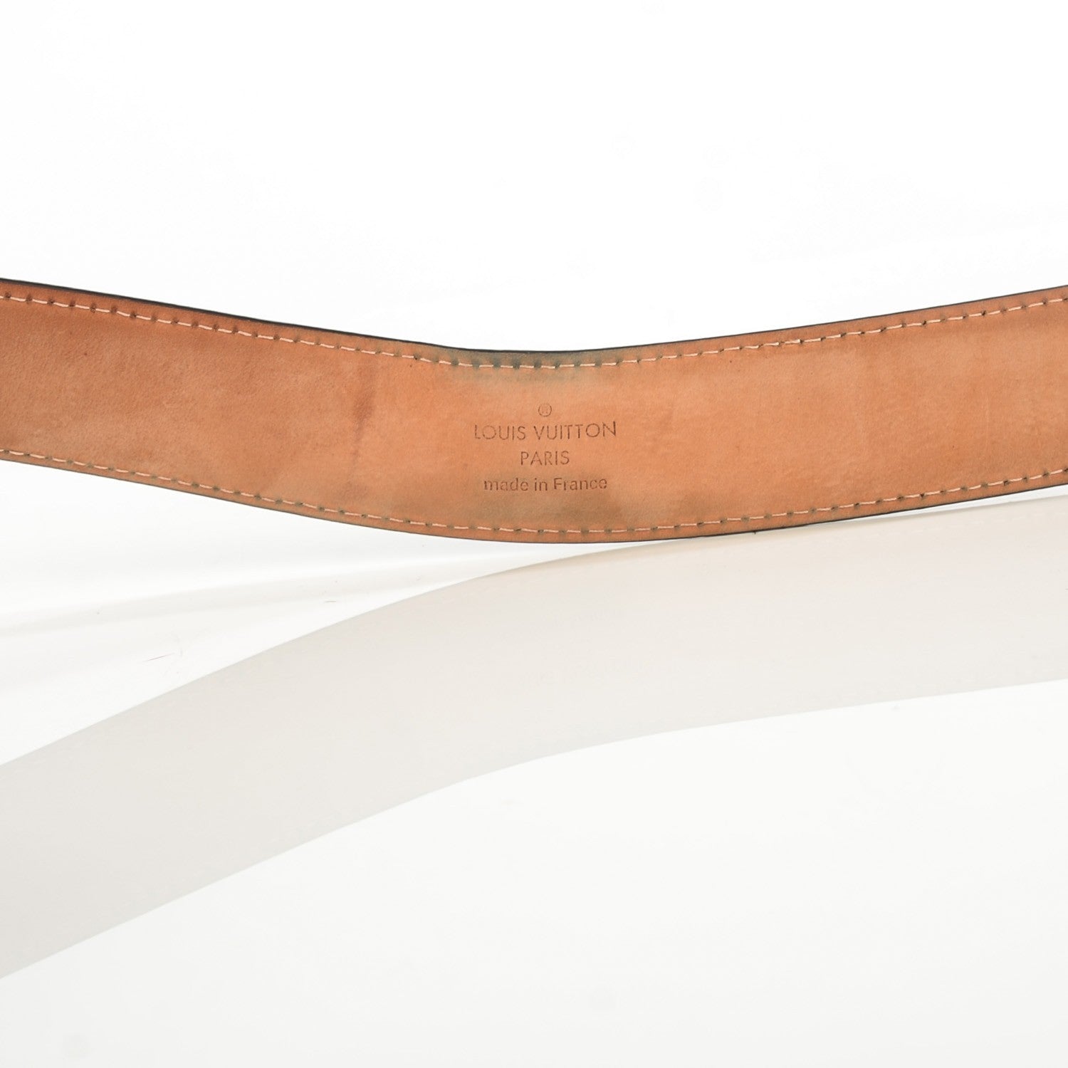 Louis Vuitton Damier Ebene Ellipse 30MM Belt 90 36 6 of 9