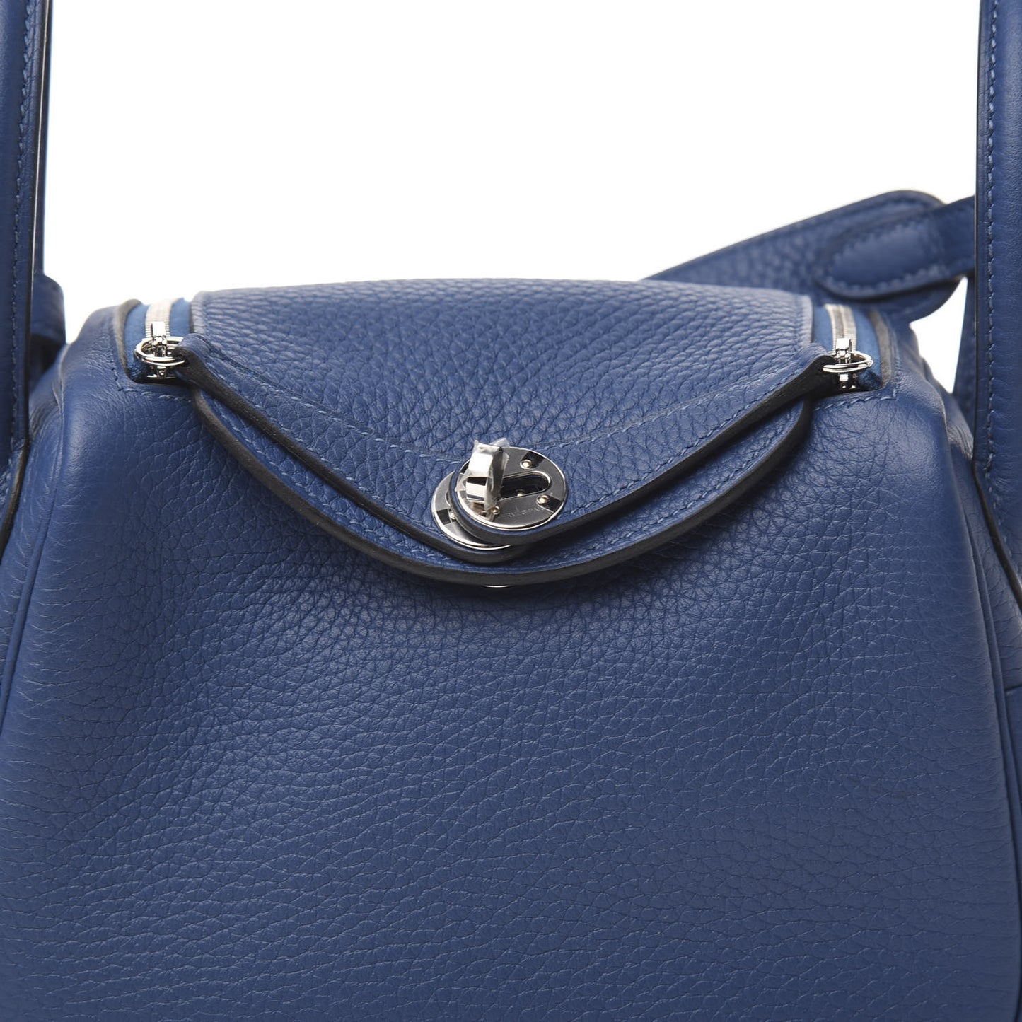 Taurillon Clemence Mini Lindy 20 Deep Bleu