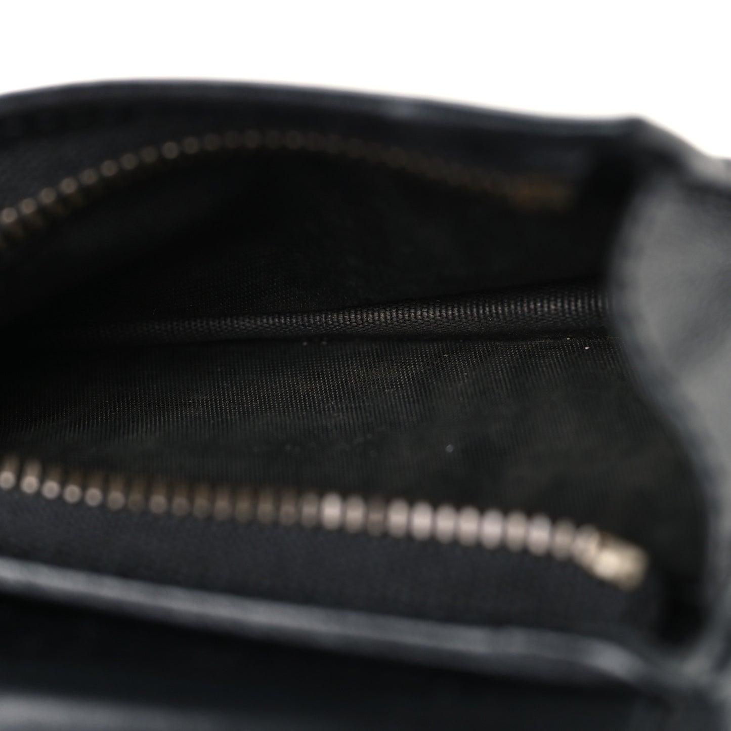 Calfskin Matelasse GG Marmont Card Case Black