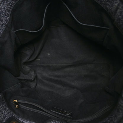 Chanel Lurex Boucle Small Deauville Tote Black 5 of 15