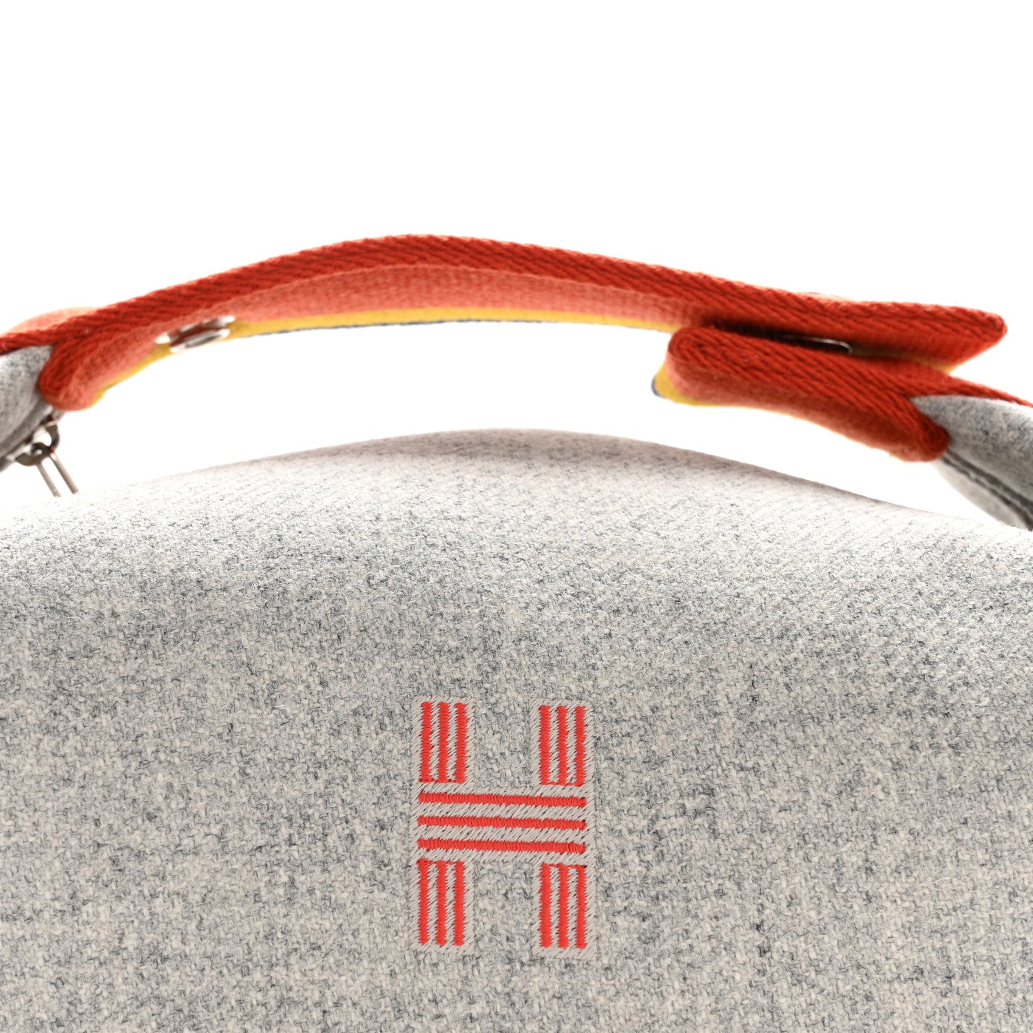 Hermes Canvas Small Bride-A-Brac Pouch Gris Flanelle 8 of 11