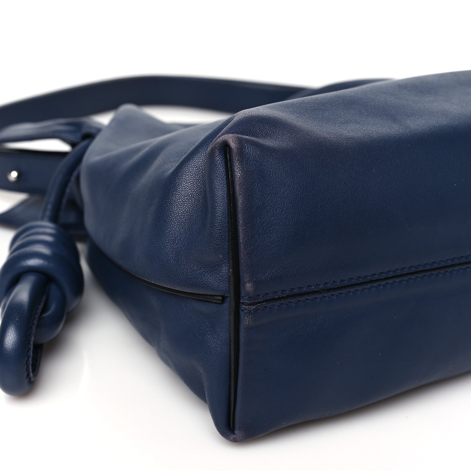 Loewe Nappa Flamenco Knot Bag Navy 9 of 11