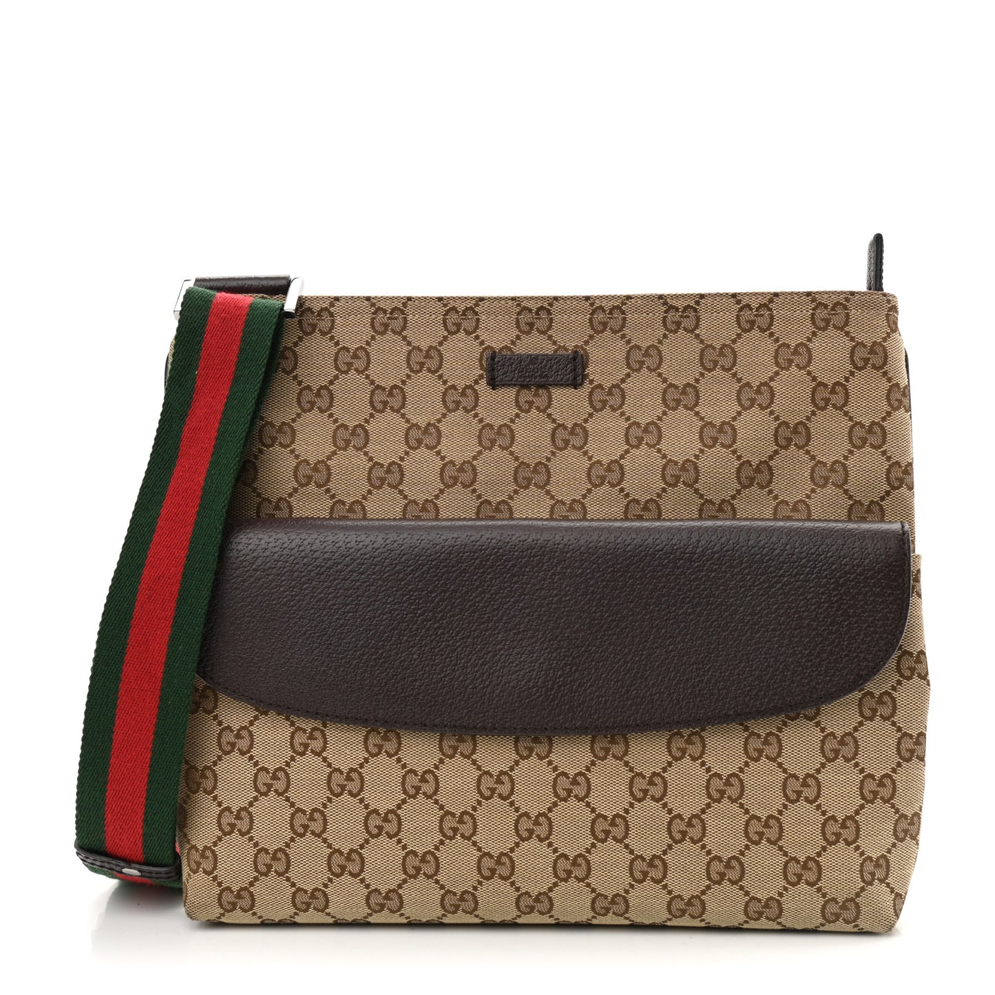 Monogram Signature Web Small Messenger Brown