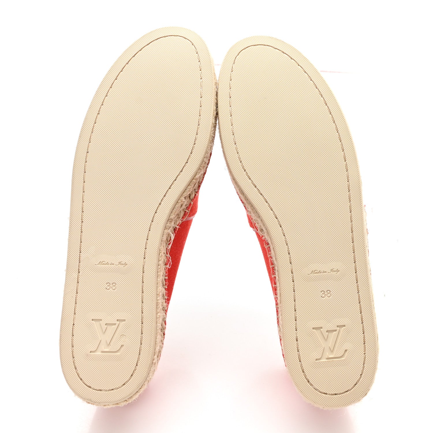 Louis Vuitton Canvas Waterfall Espadrille 38 Rouge 6 of 9