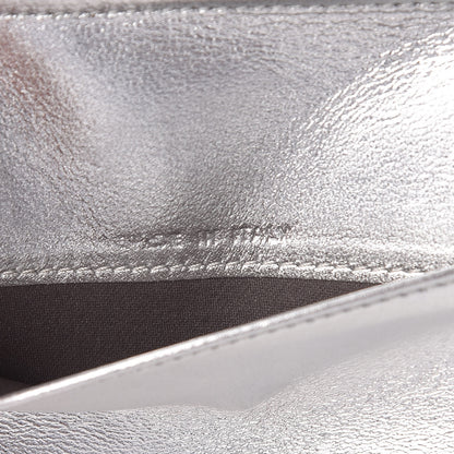 Chanel Metallic Patent Lucky Symbols Agenda Cover Silver 7 of 21
