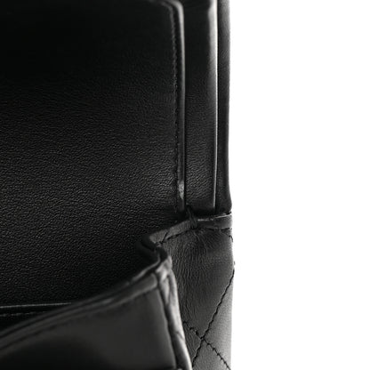 Chanel Lambskin Quilted Small Double Flap Black 11 of 16