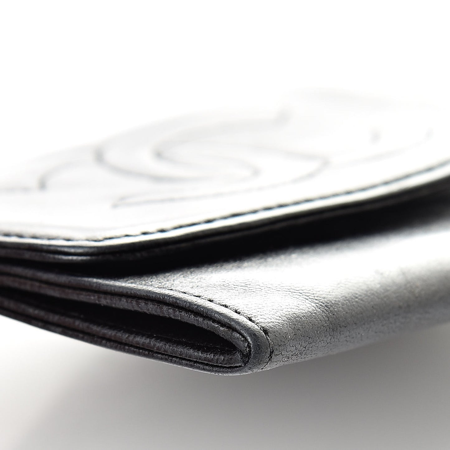 Calfskin Timeless Coin Purse Black