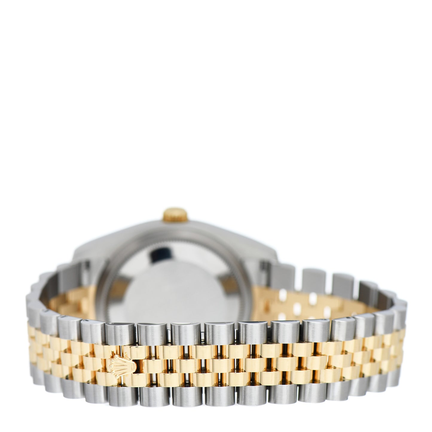 Stainless Steel 18K Yellow Gold 36mm Oyster Perpetual Datejust Watch White Roman 116233