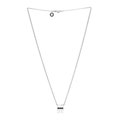 Bulgari 18K White Gold B.Zero1 Pendant Necklace 2 of 6