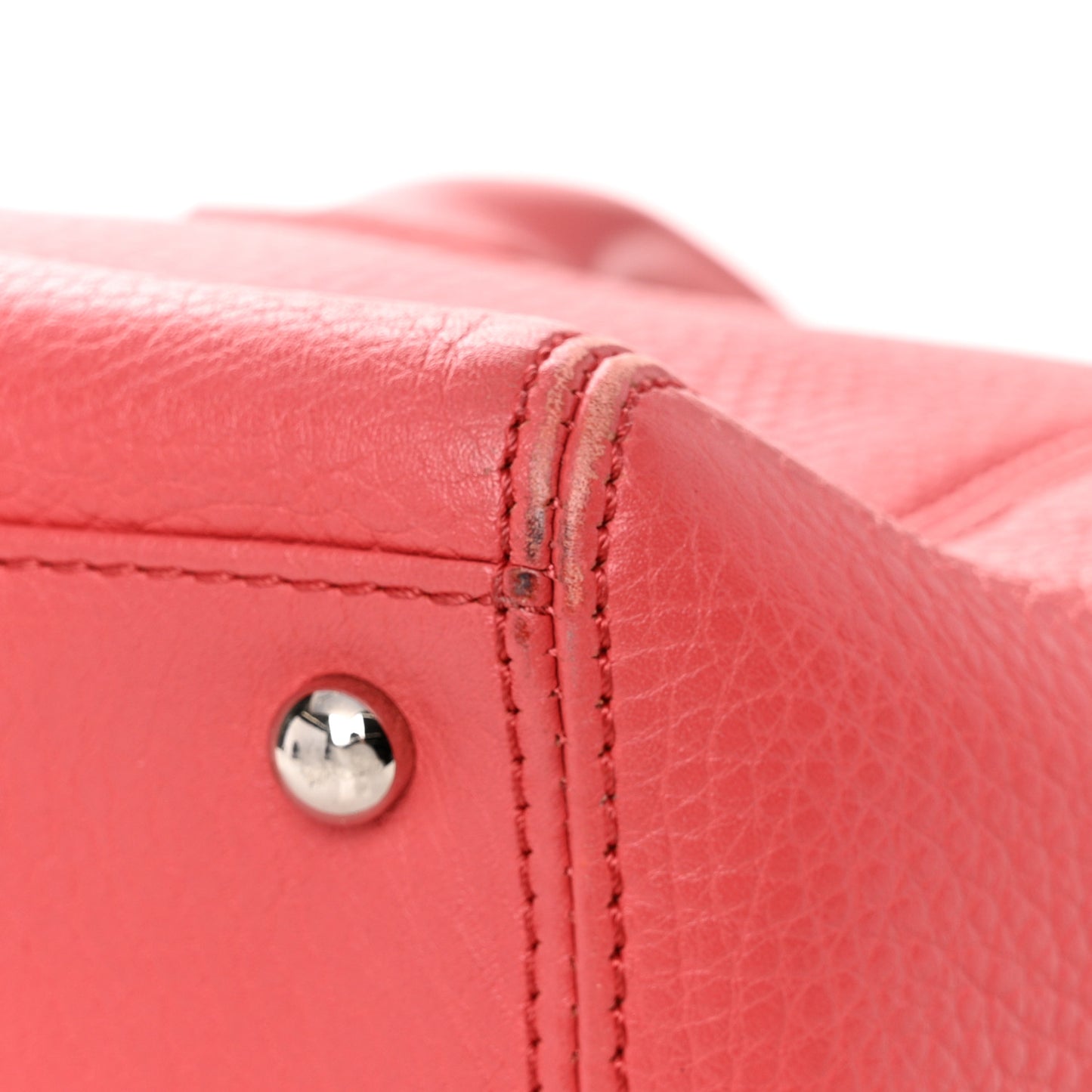 Calfskin Small Cerf Executive Shopper Tote Pink