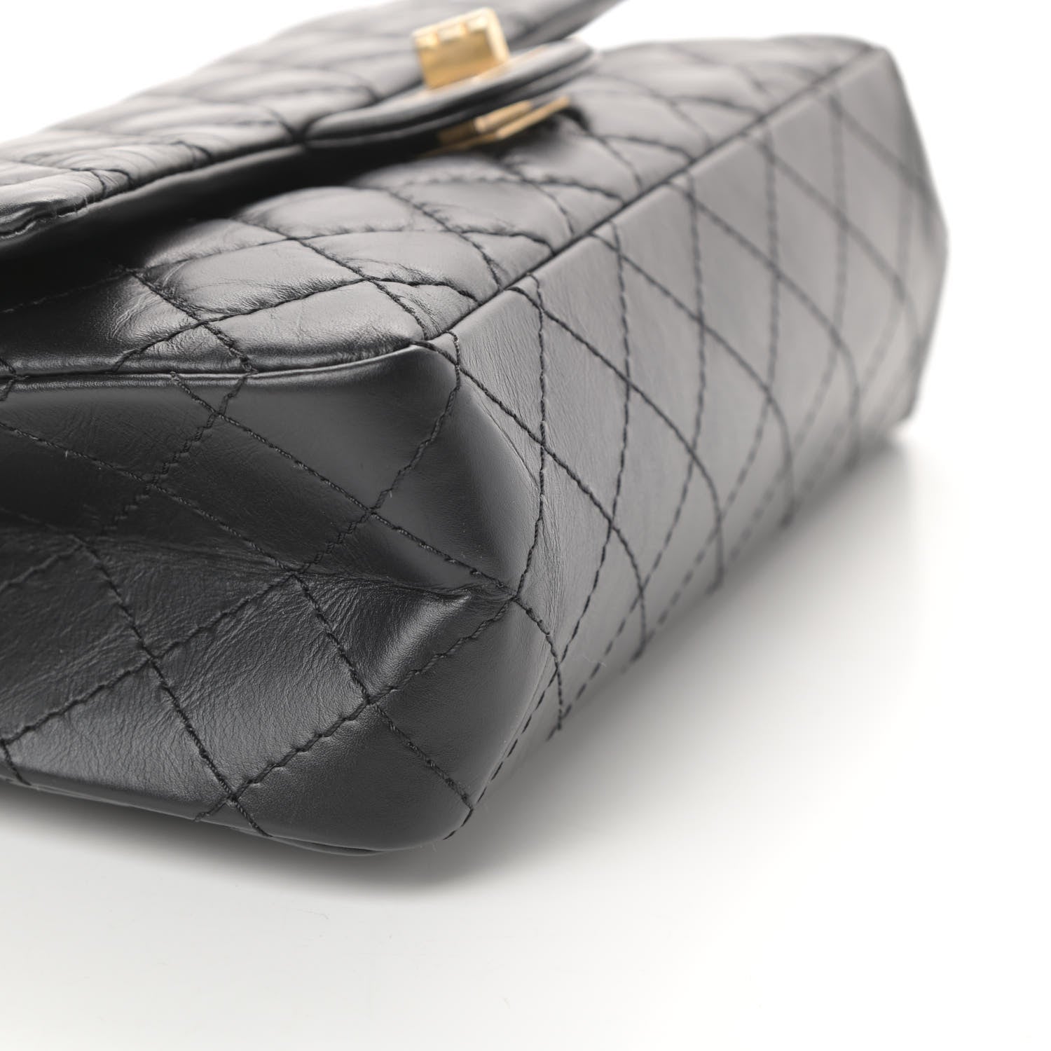 Chanel Aged Calfskin Quilted 2.55 Reissue 225 Flap Black 13 of 15