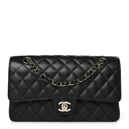Chanel Caviar Quilted Medium Double Flap Black 1 of 10
