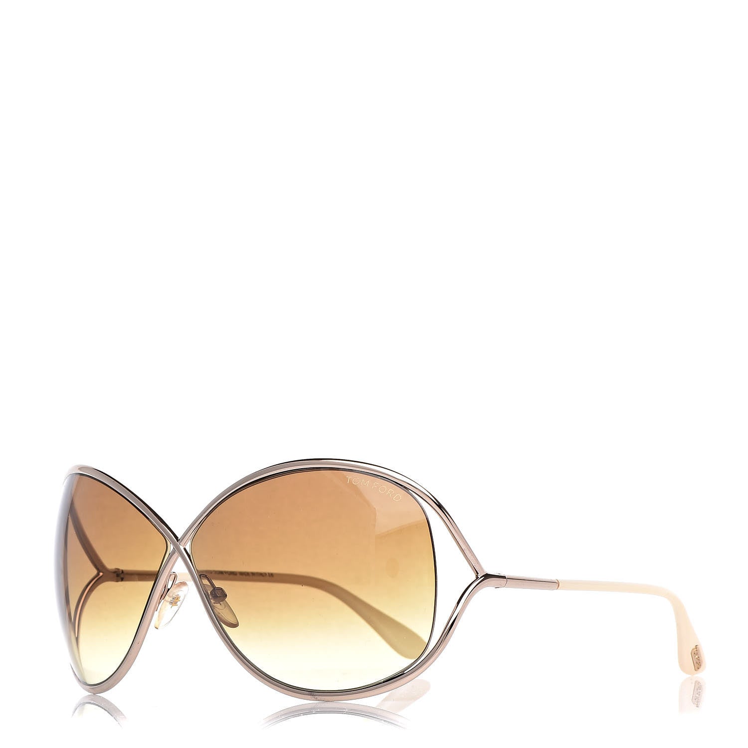 Tom Ford Miranda Crossover Sunglasses TF130 Gold 1 of 8