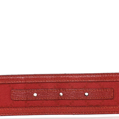 Gucci Monogram Interlocking G Belt 75 30 Red 5 of 5