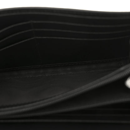 Gucci Dollar Calfskin GG Supreme Monogram Petite GG Marmont Wallet Chain Bag Black Beige Ebony 5 of 11