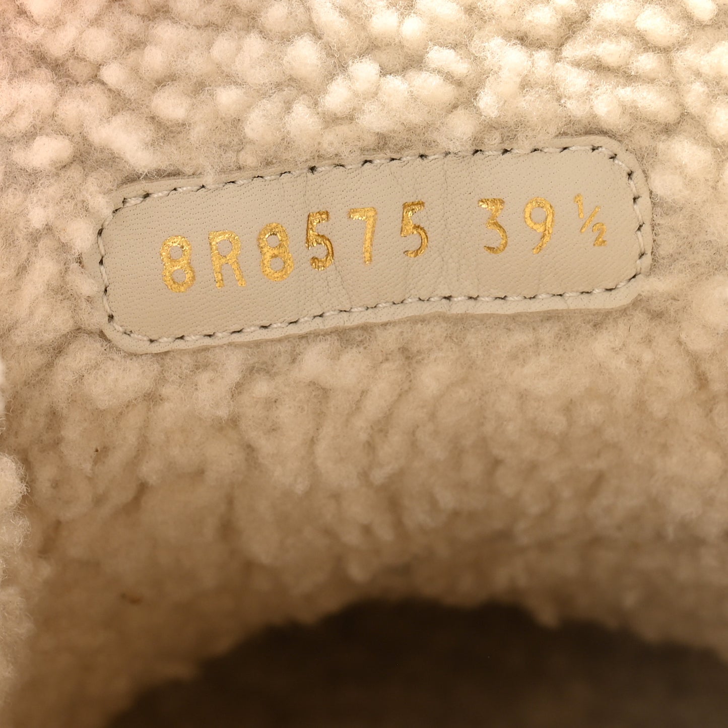 Suede Shearling Clogs 39.5 Caramel Milk
