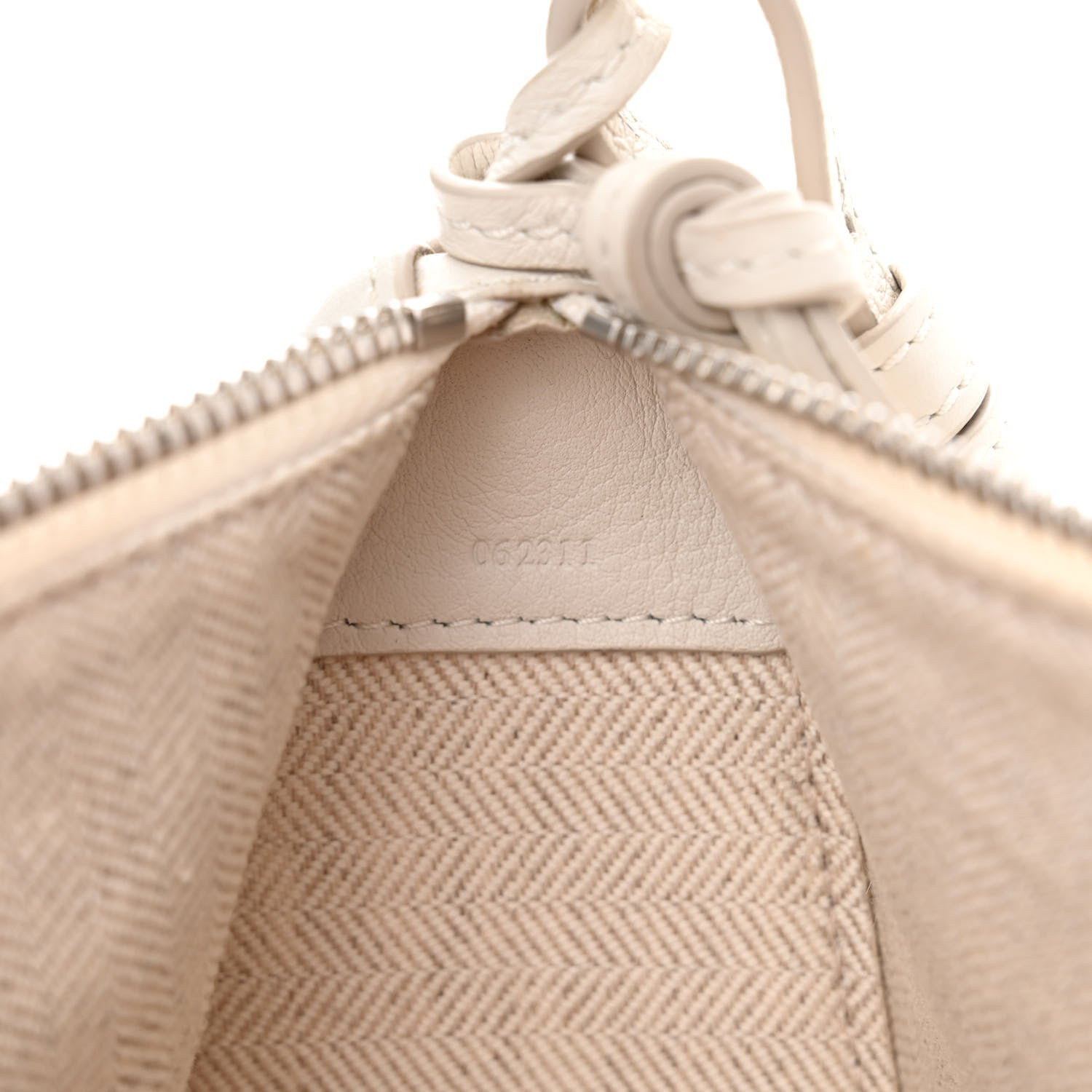 Loewe Calfskin Mini Hammock Hobo Soft White 7 of 13