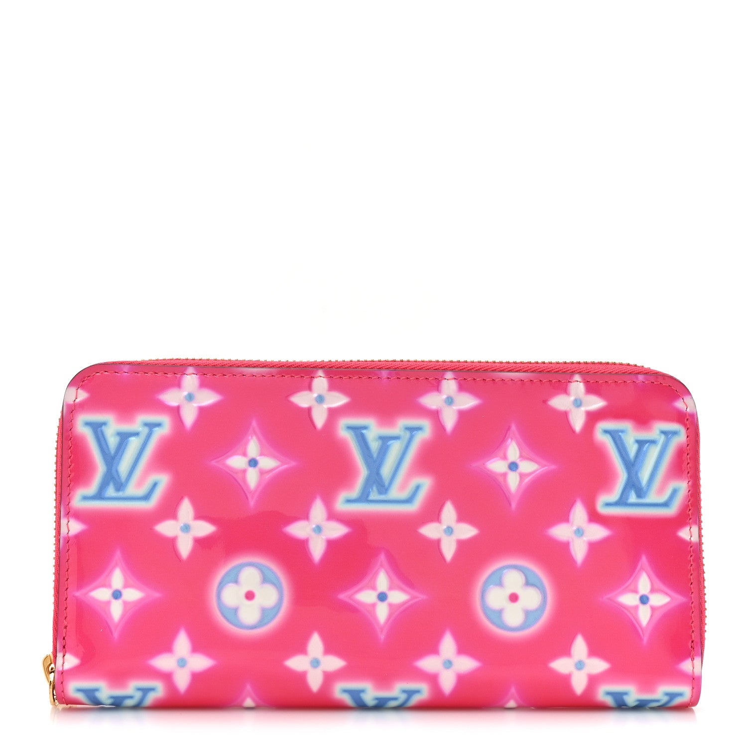 Louis Vuitton Vernis Valentine Zippy Wallet Fuchsia Neon 1 of 9