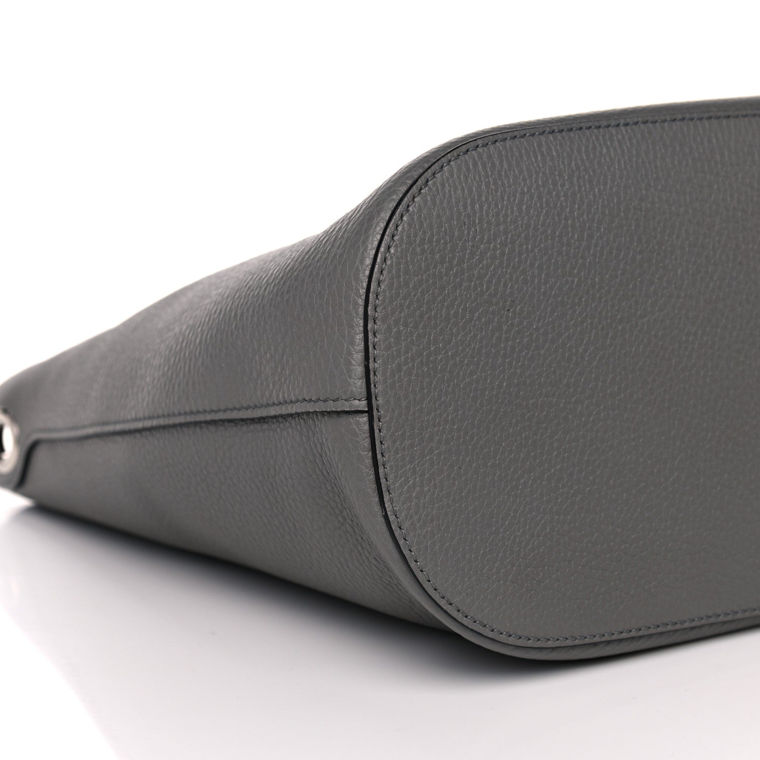 Prada Vitello Phenix Logo Hobo Ardesia 8 of 9