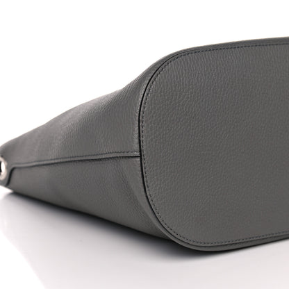 Prada Vitello Phenix Logo Hobo Ardesia 8 of 9