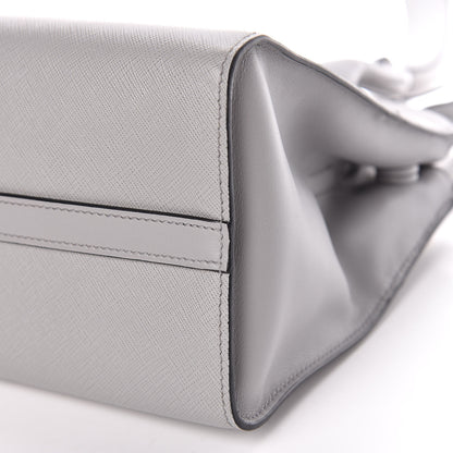 Prada Saffiano City Calf Small Esplanade Tote Nube 6 of 10