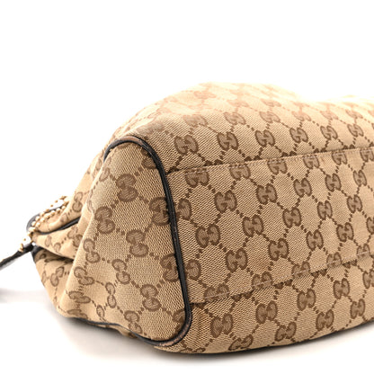 Gucci Monogram Medium Sukey Tote Dark Brown 9 of 10