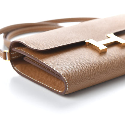 Hermes Epsom Constance Long Wallet To Go Gold 6 of 10