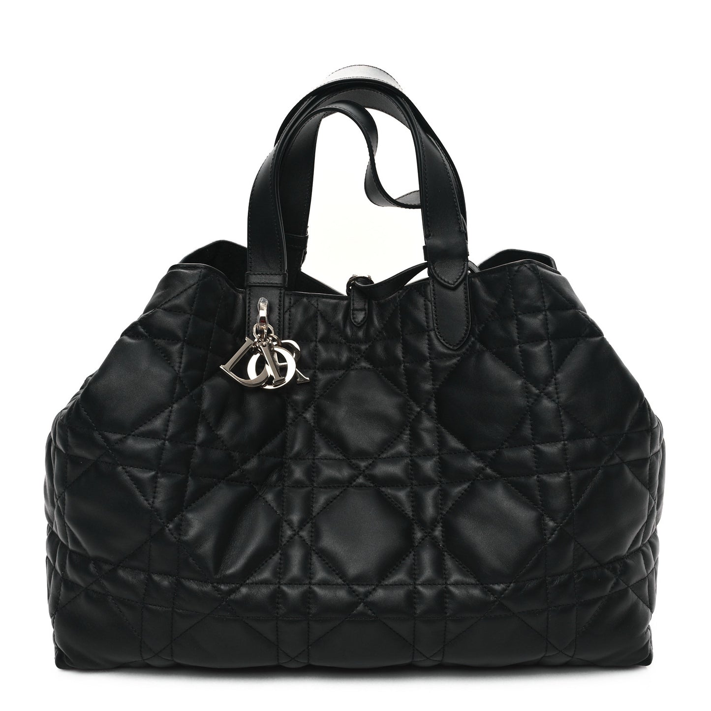 Calfskin Macrocannage Large Toujours Black