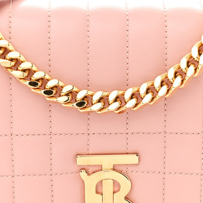 Burberry Lambskin Quilted Small Lola Bag Dusty Pink 8 of 11
