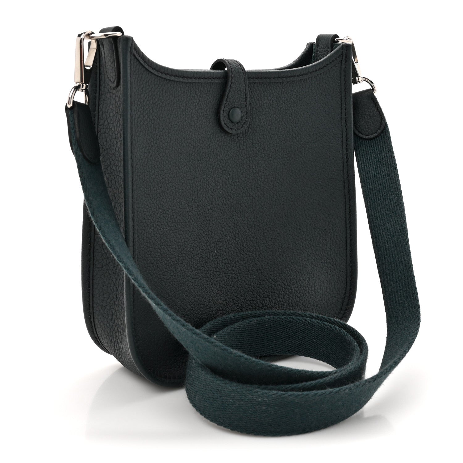 Hermes Taurillon Clemence Amazone Evelyne TPM Vert Rousseau Vert Cypress 3 of 11