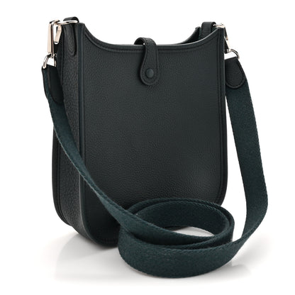 Hermes Taurillon Clemence Amazone Evelyne TPM Vert Rousseau Vert Cypress 3 of 11