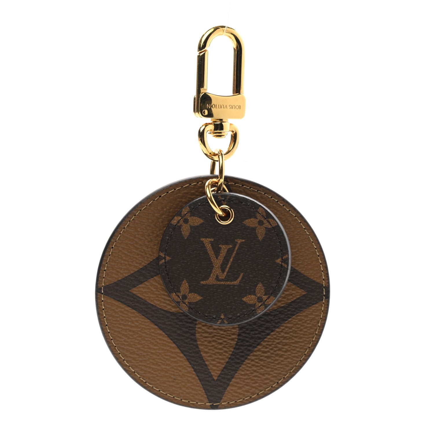 Louis Vuitton Monogram Reverse Key Holder Bag Charm 1 of 3