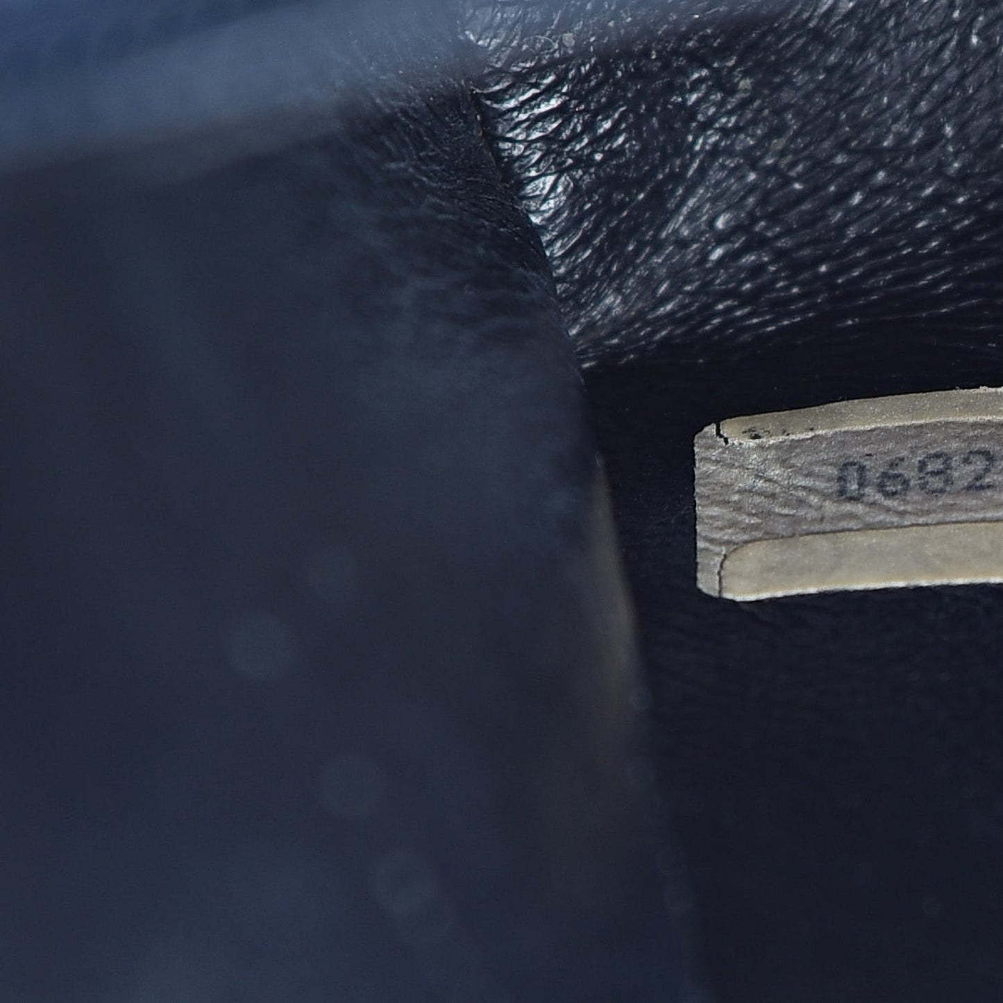 Lambskin Quilted Small Single Flap Navy