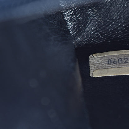 Chanel Lambskin Quilted Small Single Flap Navy 8 of 14