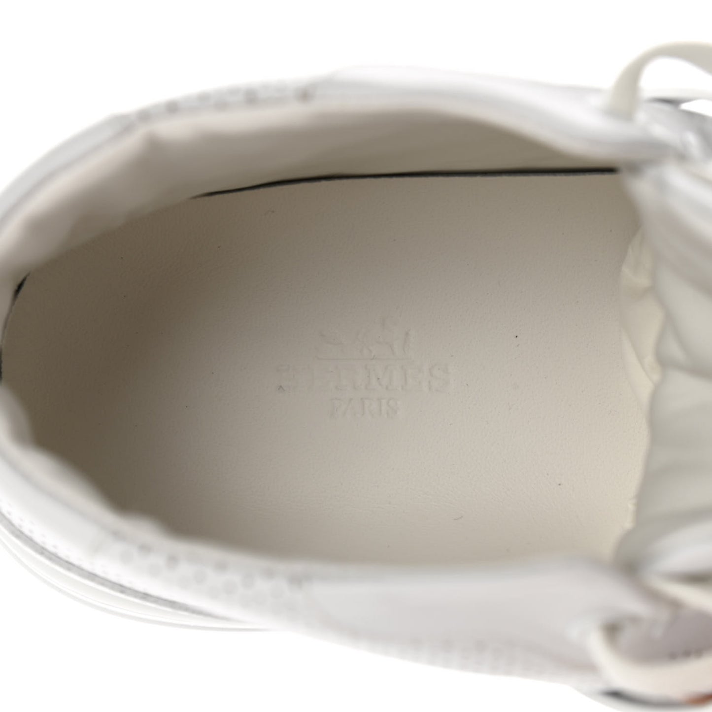 Calfskin Perforated Daydream Sneakers 37 White