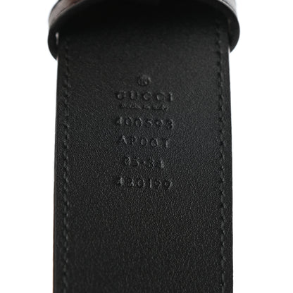 Gucci Calfskin Double G 40mm Belt 85 34 Black 3 of 5