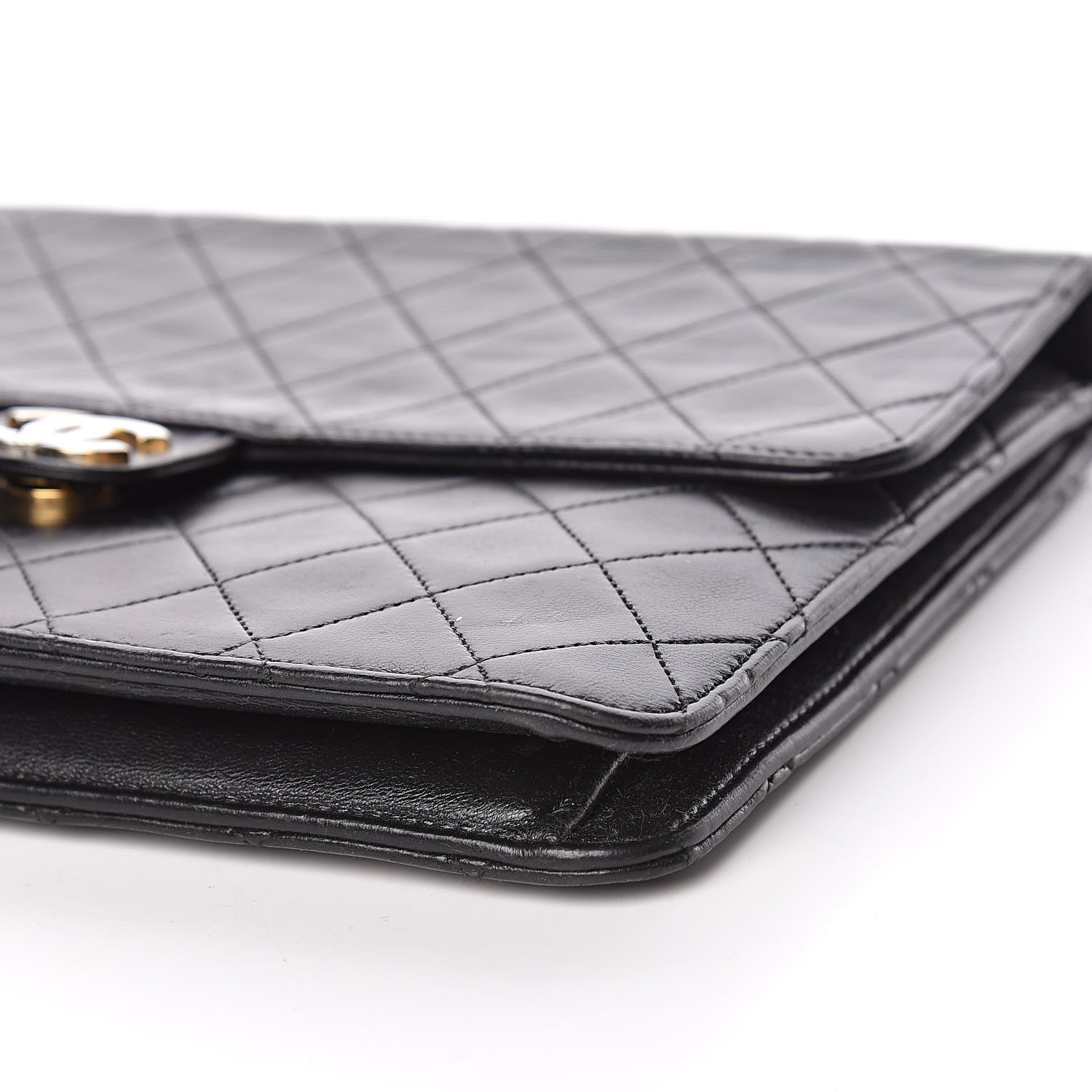 Chanel Lambskin Quilted Medium Single Flap Black 6 of 21