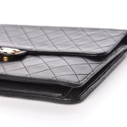 Chanel Lambskin Quilted Medium Single Flap Black 6 of 21