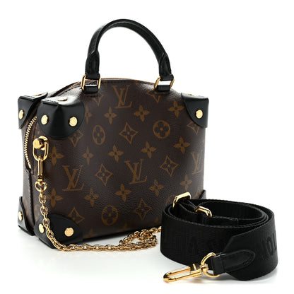 Louis Vuitton Monogram Petite Malle Souple Black 3 of 9