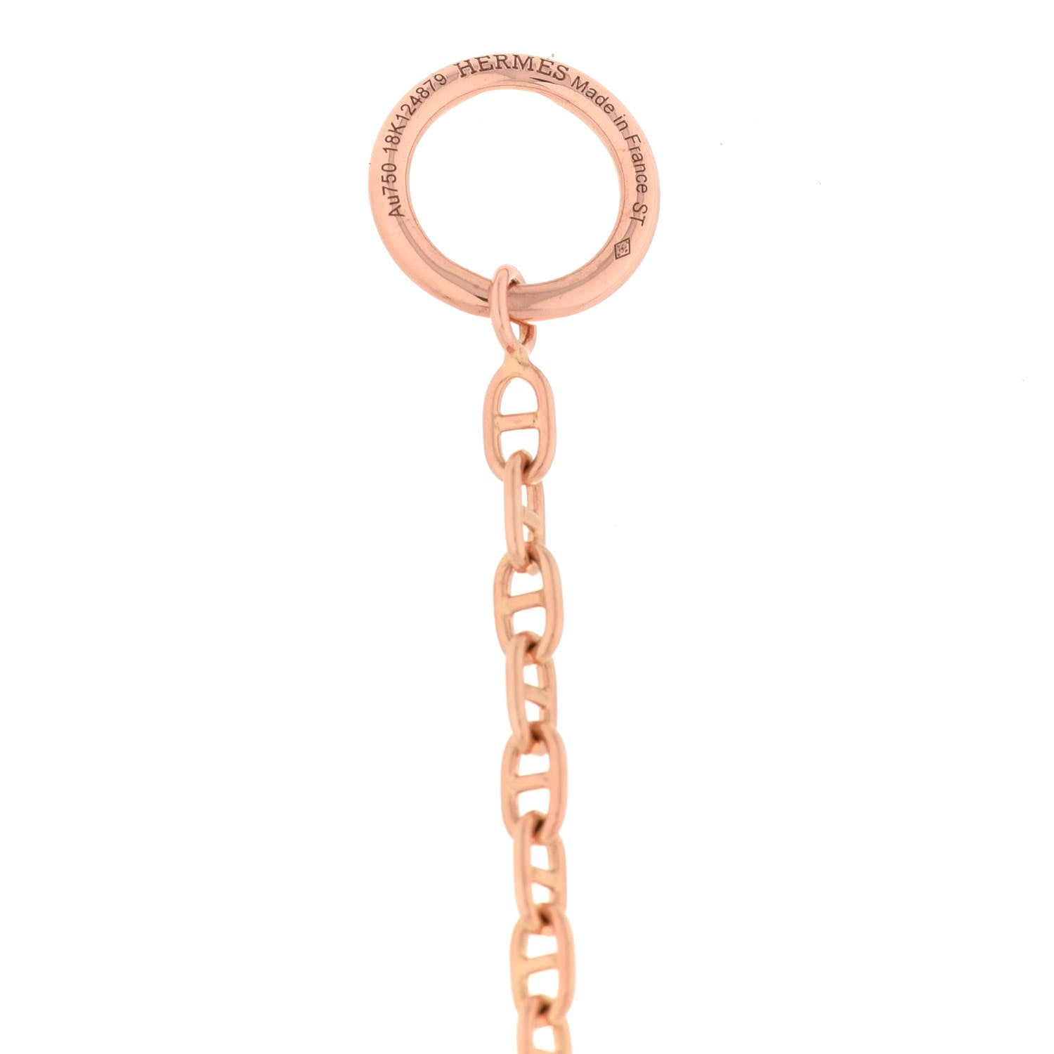 Hermes 18K Rose Gold TPM Farandole Pendant Necklace SH 6 of 7