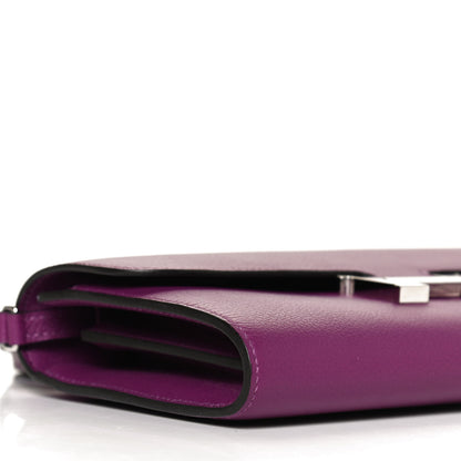 Hermes Evercolor Constance Wallet To Go Anemone 8 of 10