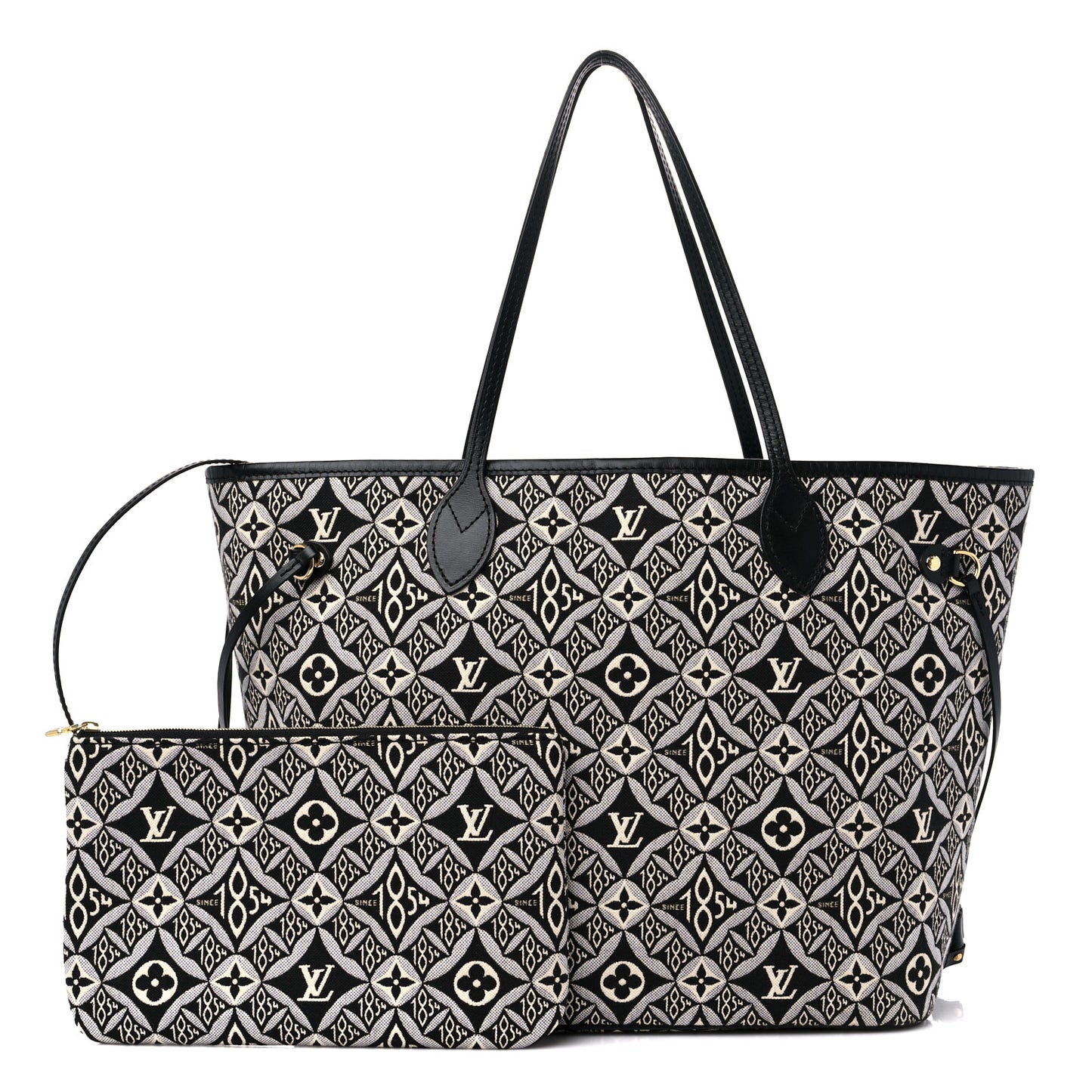 Jacquard Since 1854 Neverfull MM Grey