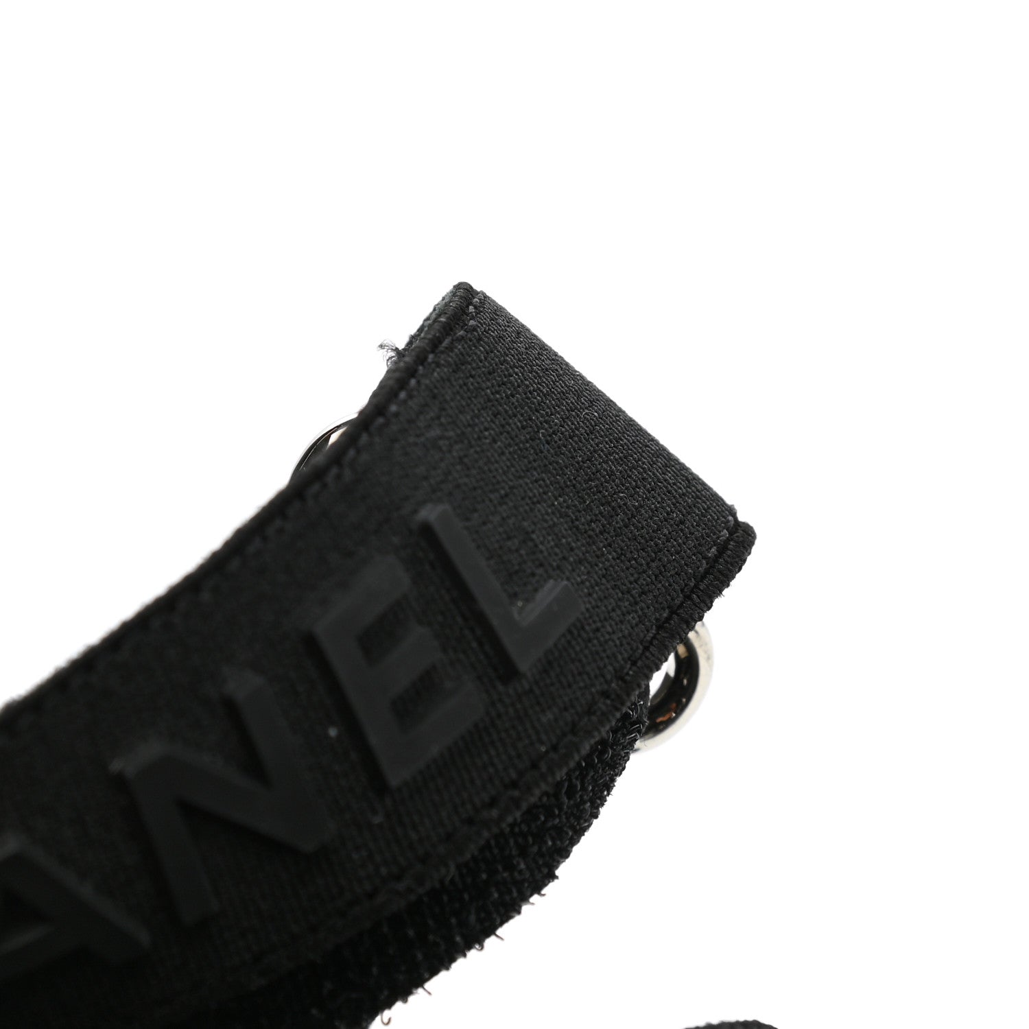 Chanel Stretch Fabric Lambskin CC Flat Sandals 36 Black 10 of 10