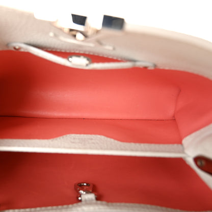 Louis Vuitton Taurillon Gradient Cloudy Capucines BB Corail 5 of 10