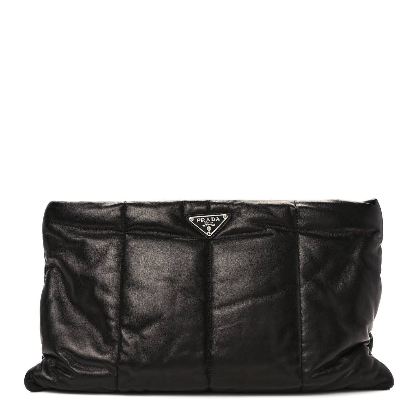 Nappa Bomber Clutch Black