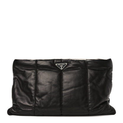 Prada Nappa Bomber Clutch Black 1 of 6