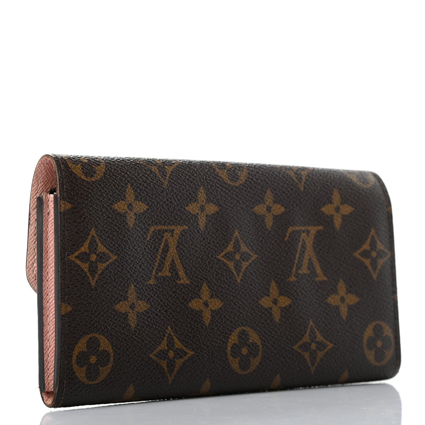 Monogram Emilie Wallet Rose Ballerine